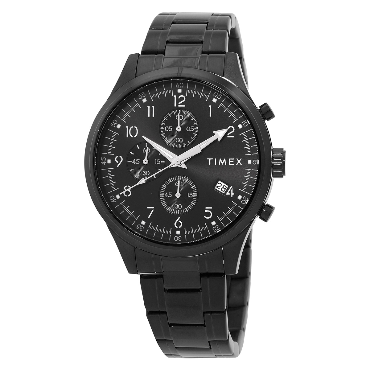 timex trend chronograph quartz black dial men's watch tw2y01600 timex trend chronograph quartz black dial men's watch tw2y01600