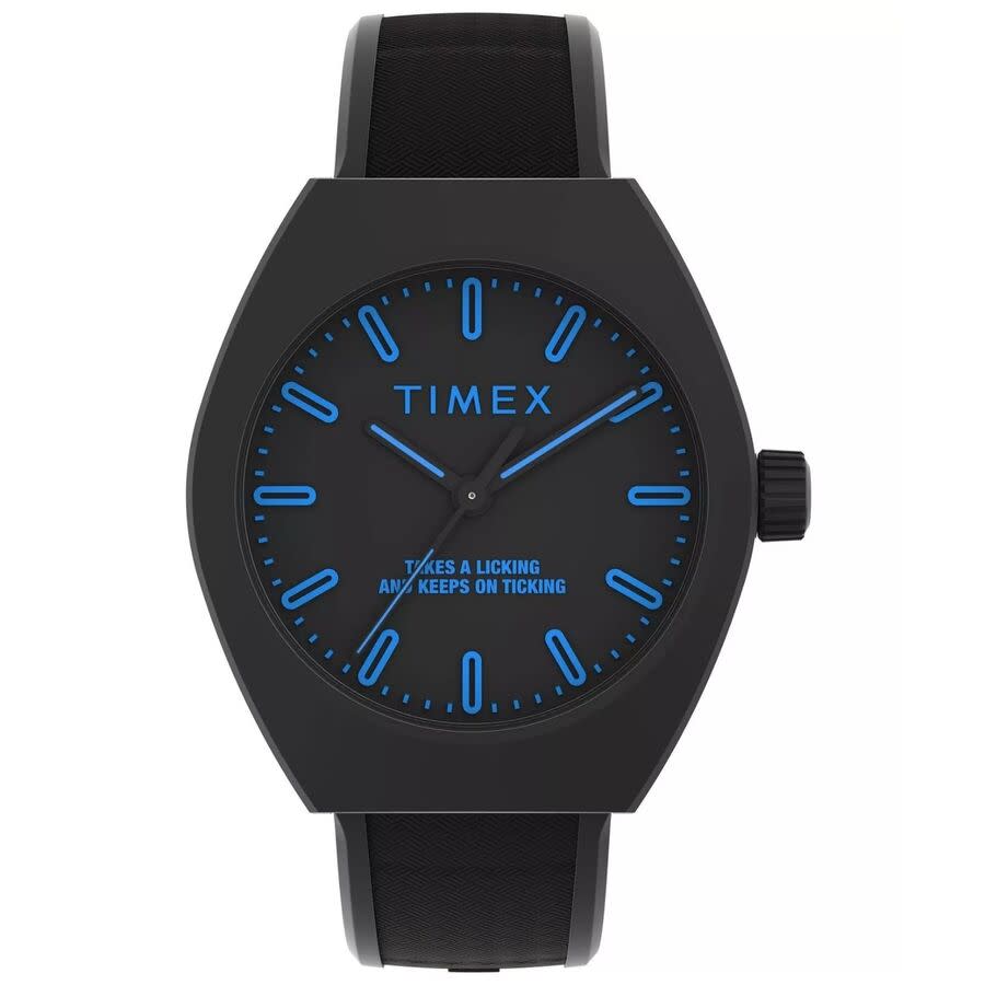 timex trend quartz black dial men's watch tw2w42300 timex trend quartz black dial men's watch tw2w42300