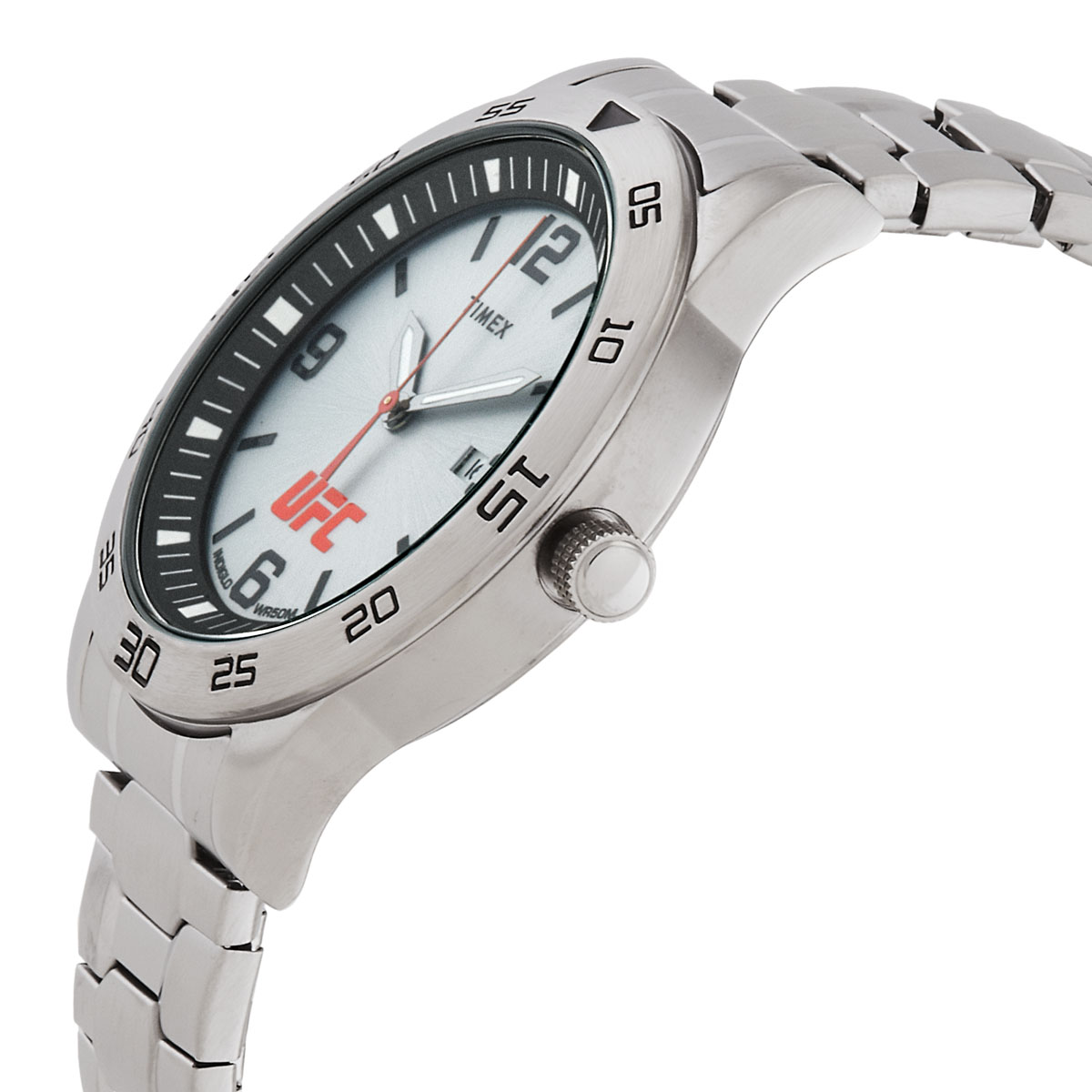 timex ufc street quartz silver dial men's watch tw2v56300 timex ufc street quartz silver dial men's watch tw2v56300