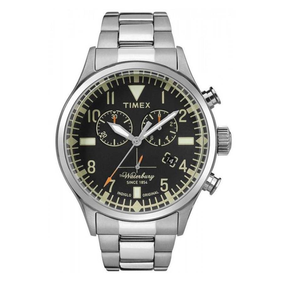 timex waterbury quartz black dial men's watch tw2r24900 timex waterbury quartz black dial men's watch tw2r24900