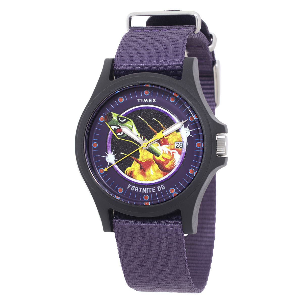 timex x fortnite acadia quartz purple dial men's watch tw2y46300 timex x fortnite acadia quartz purple dial men's watch tw2y46300