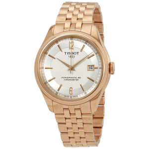 tissot ballade automatic chronometer silver dial men's watch t108.408.33.037.00