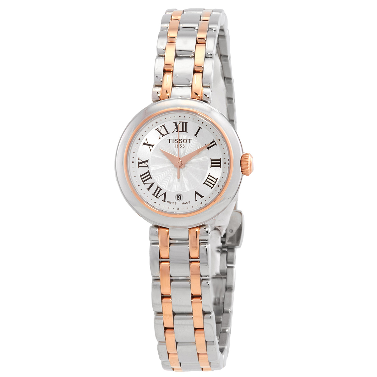 tissot bellissima small lady quartz white dial two tone watch t126.010.22.013.01 tissot bellissima small lady quartz white dial two tone watch t126.010.22.013.01