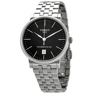tissot carson automatic black dial men's watch t122.407.11.051.00