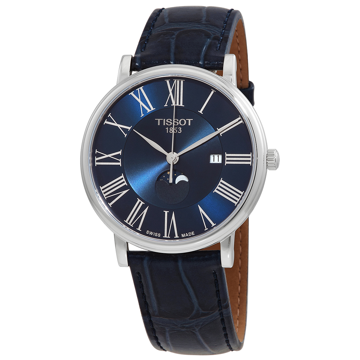 tissot carson quartz blue dial men's watch t122.423.16.043.00 tissot carson quartz blue dial men's watch t122.423.16.043.00