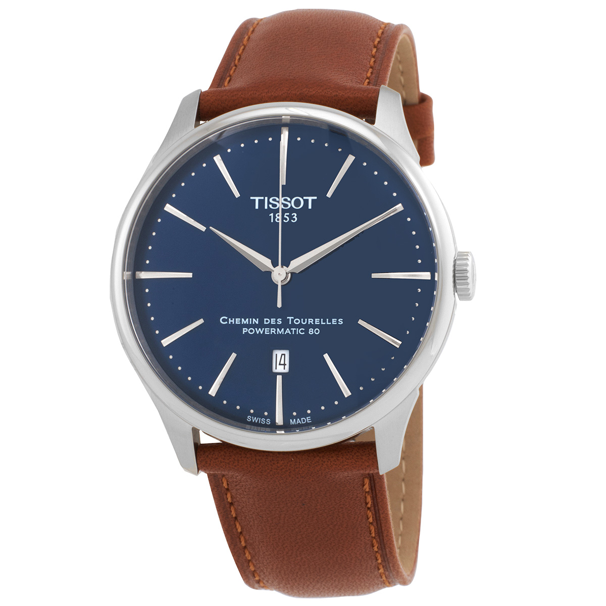 tissot chemin des tourelles automatic blue dial men's watch t1394071604100 tissot chemin des tourelles automatic blue dial men's watch t1394071604100