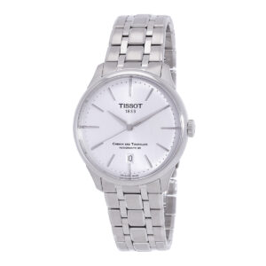 tissot chemin des tourelles automatic silver dial men's watch t139.807.11.031.00