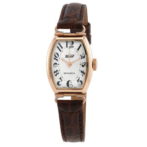 tissot heritage hand wind white dial ladies watch t128.161.36.012.00