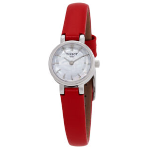 tissot lovely quartz white mother of pearl dial ladies watch t1400091611100