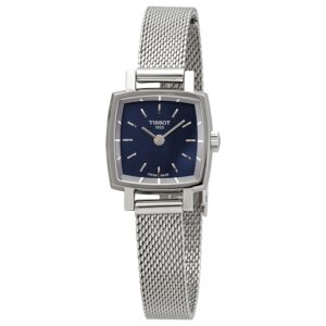 tissot lovely square quartz blue dial ladies watch t058.109.11.041.00
