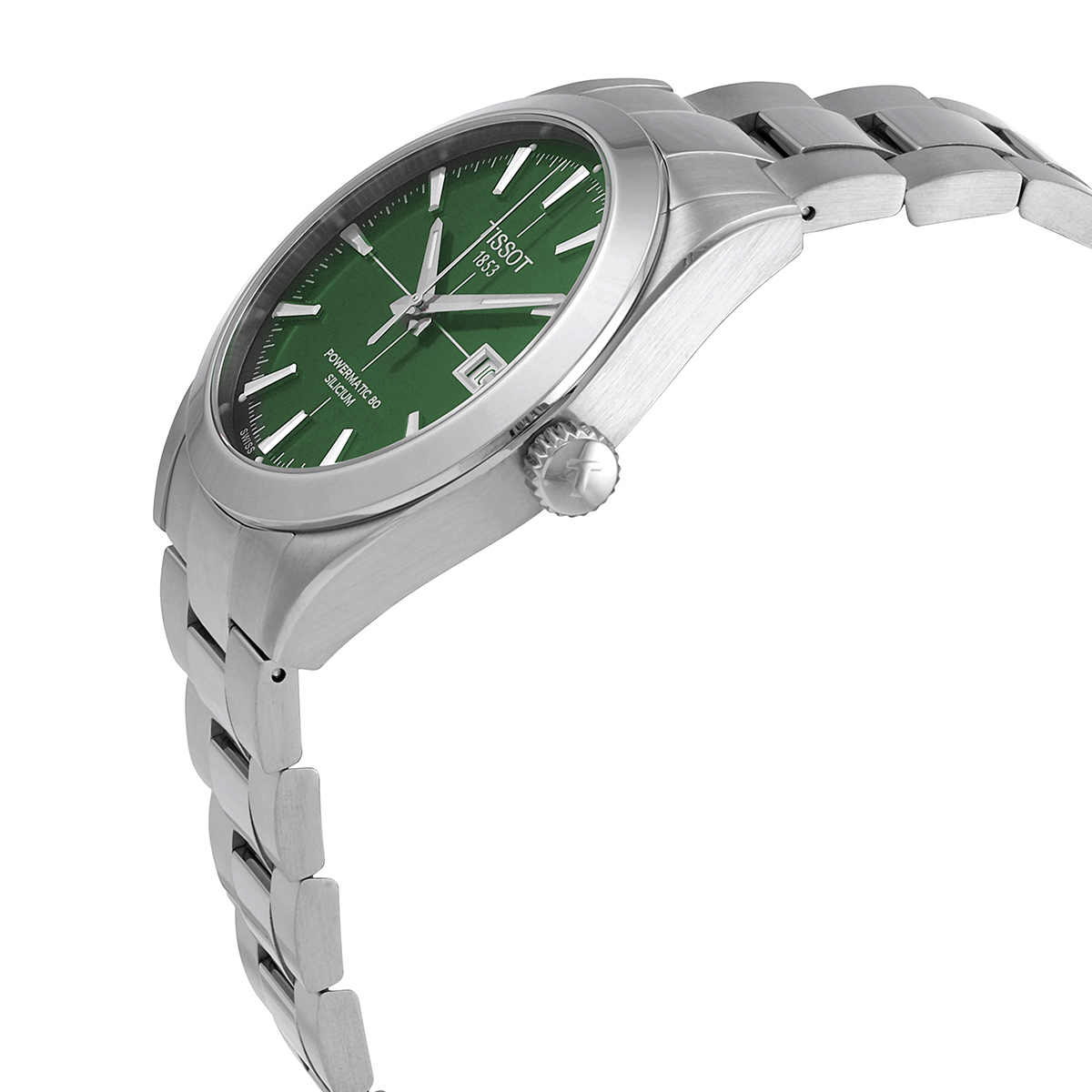 tissot gentleman powermatic 80 silicium automatic green dial men's watch t127.407.11.091.01 tissot gentleman powermatic 80 silicium automatic green dial men's watch t127.407.11.091.01