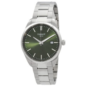 tissot pr 100 quartz green dial men's watch t1504101109100