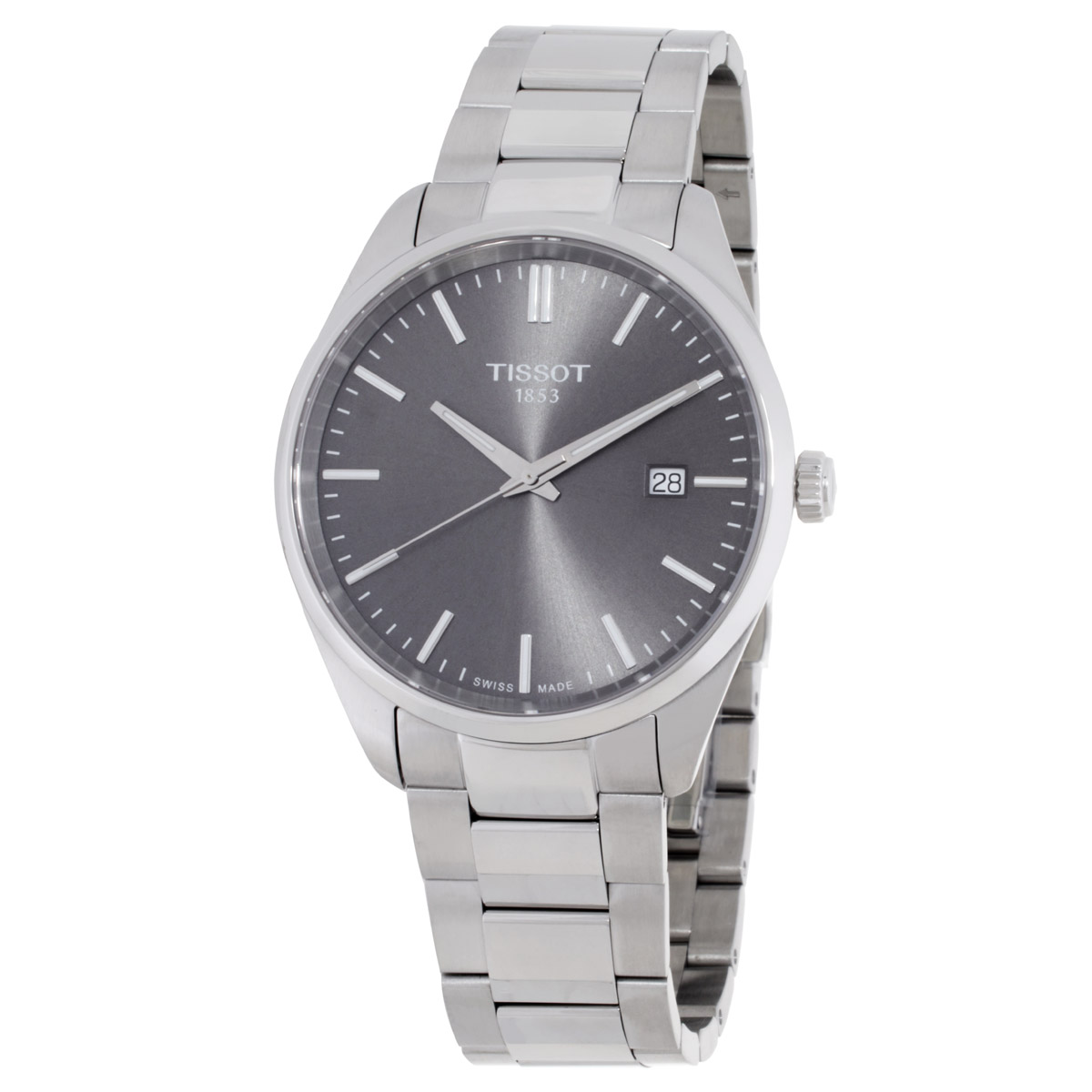 tissot pr 100 quartz grey dial men's watch t1504101108100 tissot pr 100 quartz grey dial men's watch t1504101108100