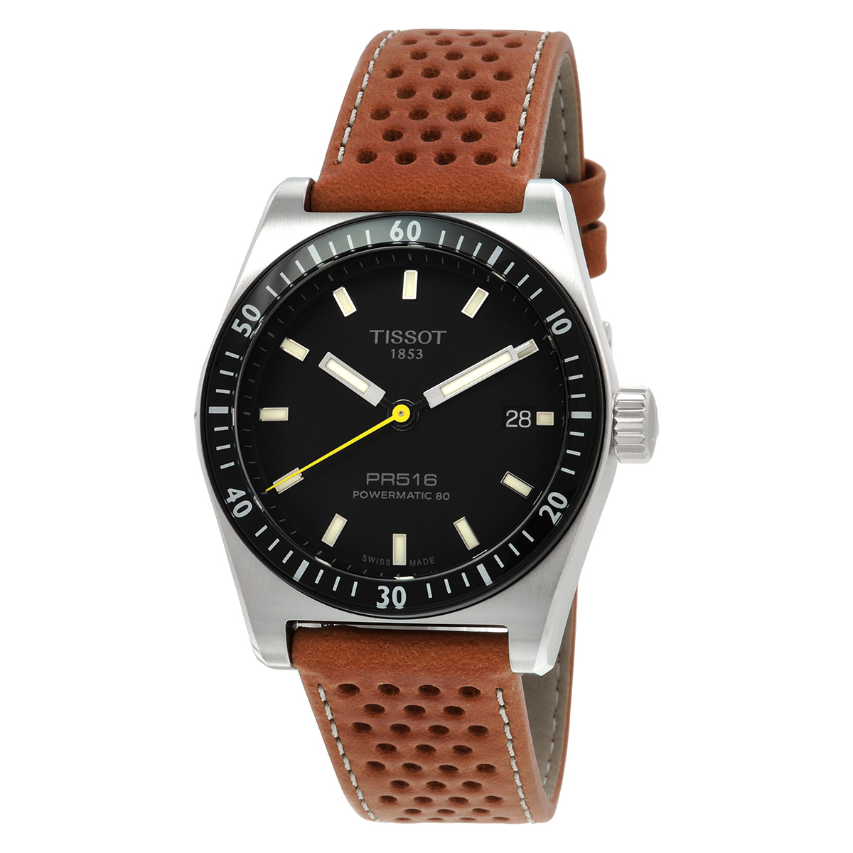 tissot pr516 powermatic 80 automatic black dial men's watch t1494071605100 tissot pr516 powermatic 80 automatic black dial men's watch t1494071605100