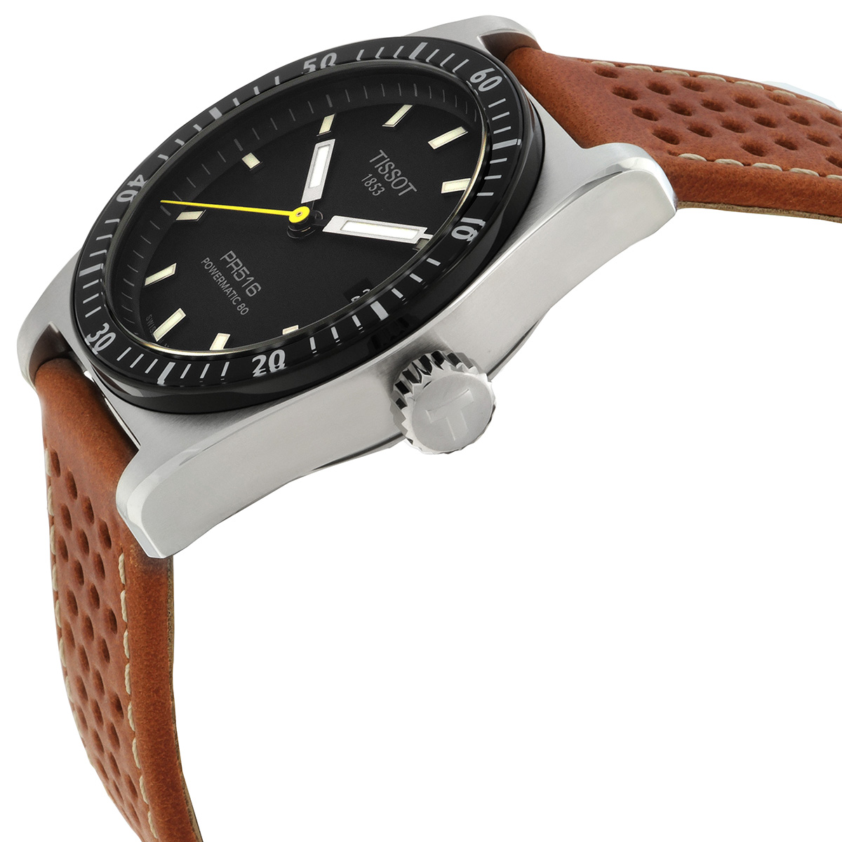 tissot pr516 powermatic 80 automatic black dial men's watch t1494071605100 tissot pr516 powermatic 80 automatic black dial men's watch t1494071605100