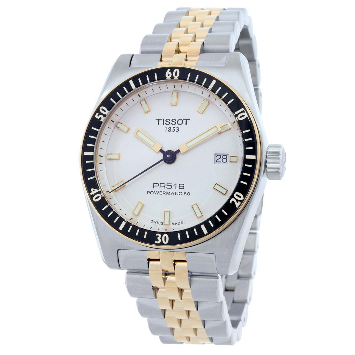 tissot pr516 powermatic 80 automatic white dial men's watch t1494072201100 tissot pr516 powermatic 80 automatic white dial men's watch t1494072201100