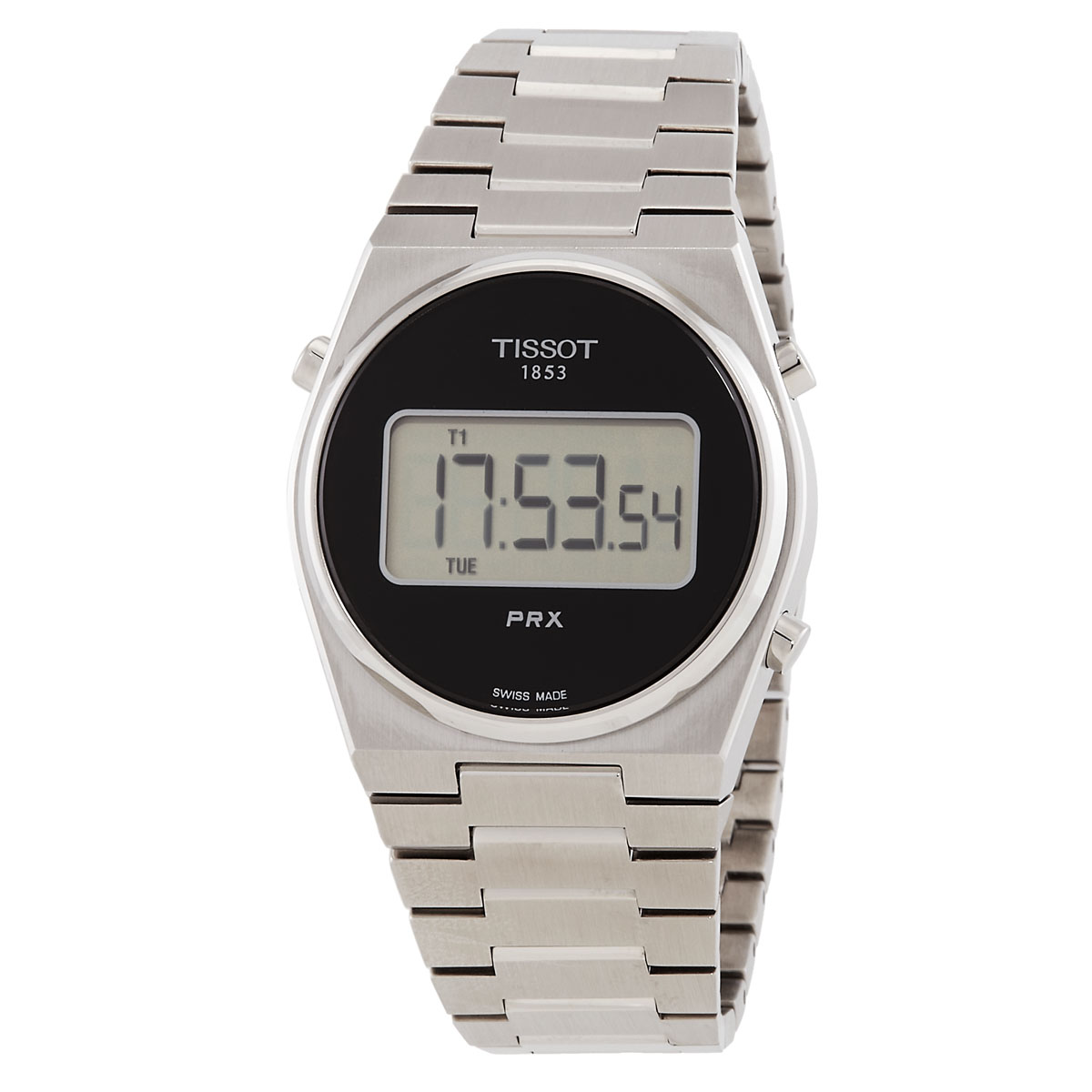 tissot prx digital quartz black dial men's watch t1372631105000 tissot prx digital quartz black dial men's watch t1372631105000