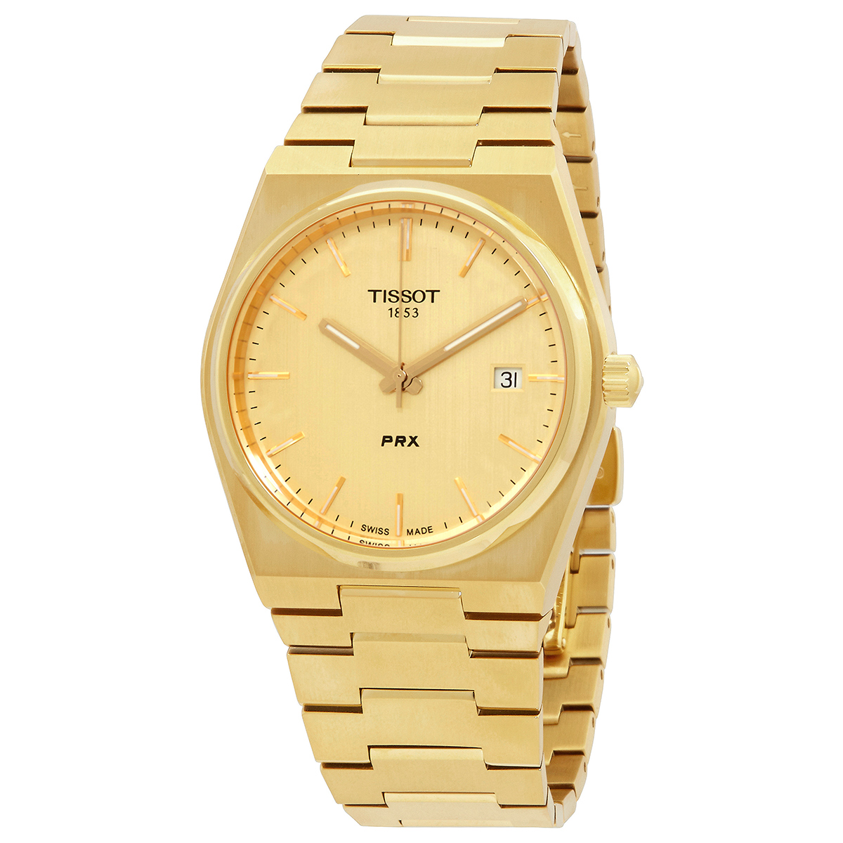 tissot prx quartz champagne dial men's watch t137.410.33.021.00 tissot prx quartz champagne dial men's watch t137.410.33.021.00