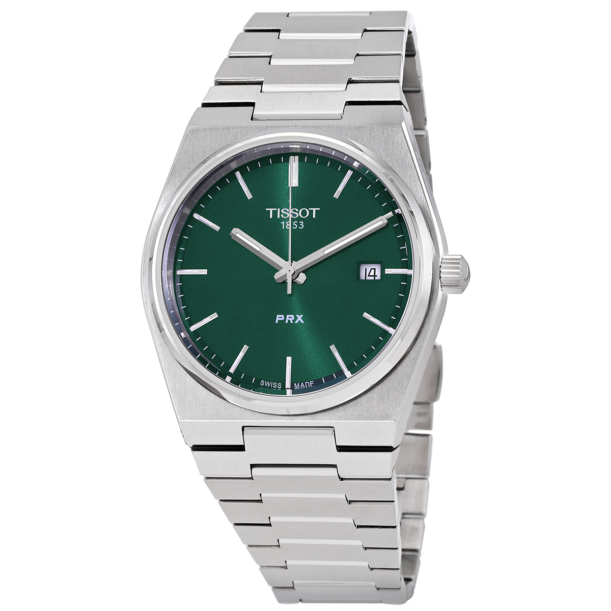 tissot prx t classic quartz green dial men's watch t1374101109100 tissot prx t classic quartz green dial men's watch t1374101109100