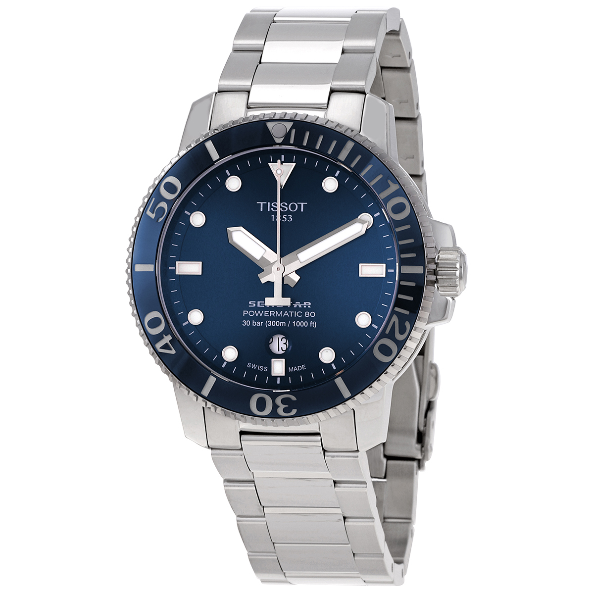 tissot seastar 1000 powermatic 80 automatic blue dial men's watch t120.407.11.041.03 tissot seastar 1000 powermatic 80 automatic blue dial men's watch t120.407.11.041.03
