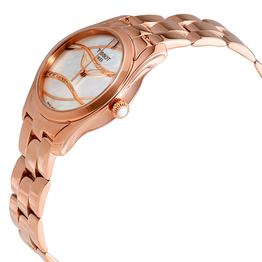 tissot t wave mother of pearl diamond dial ladies watch t112.210.33.111.00 tissot t wave mother of pearl diamond dial ladies watch t112.210.33.111.00