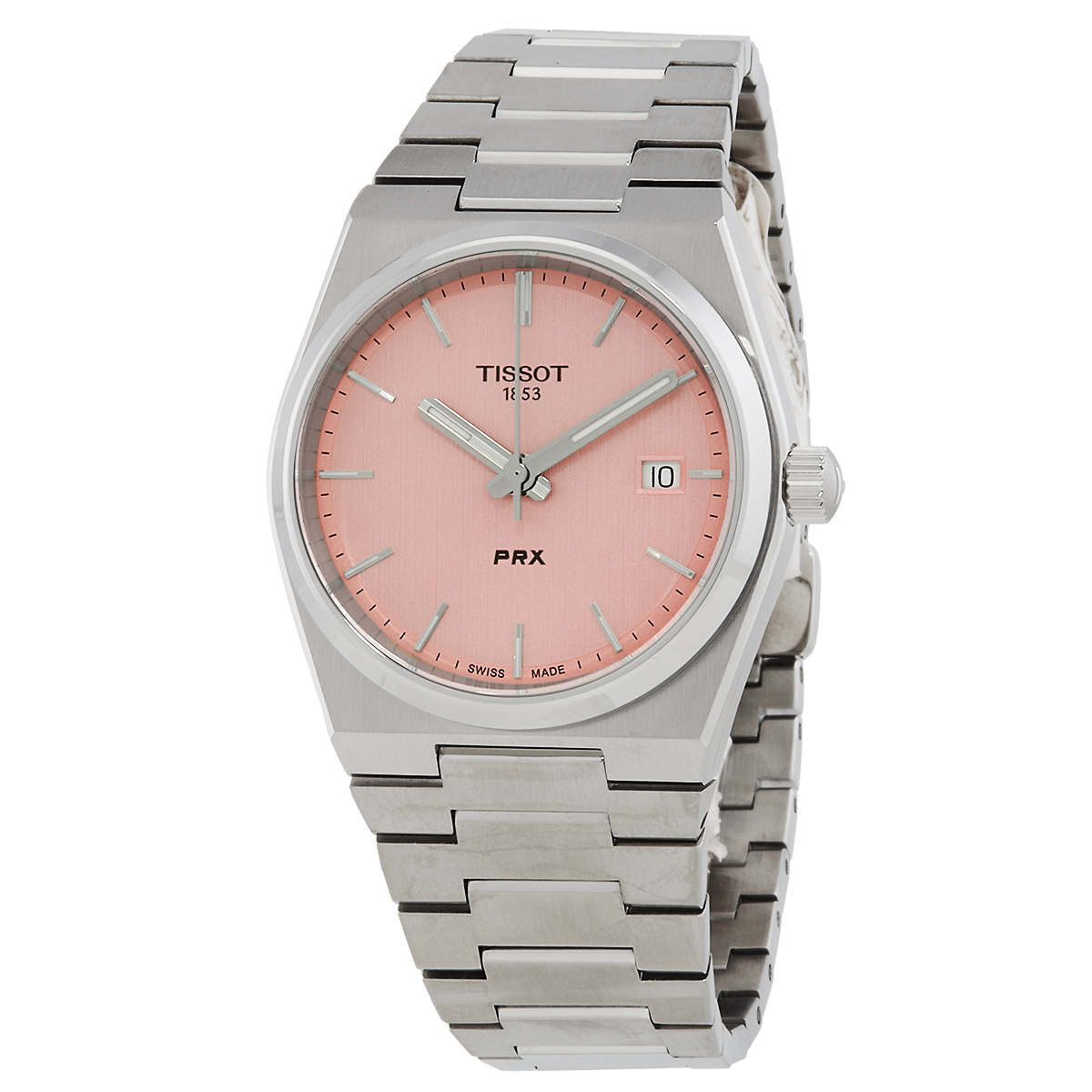 tissot t classic quartz pink dial ladies watch t1372101133100 tissot t classic quartz pink dial ladies watch t1372101133100