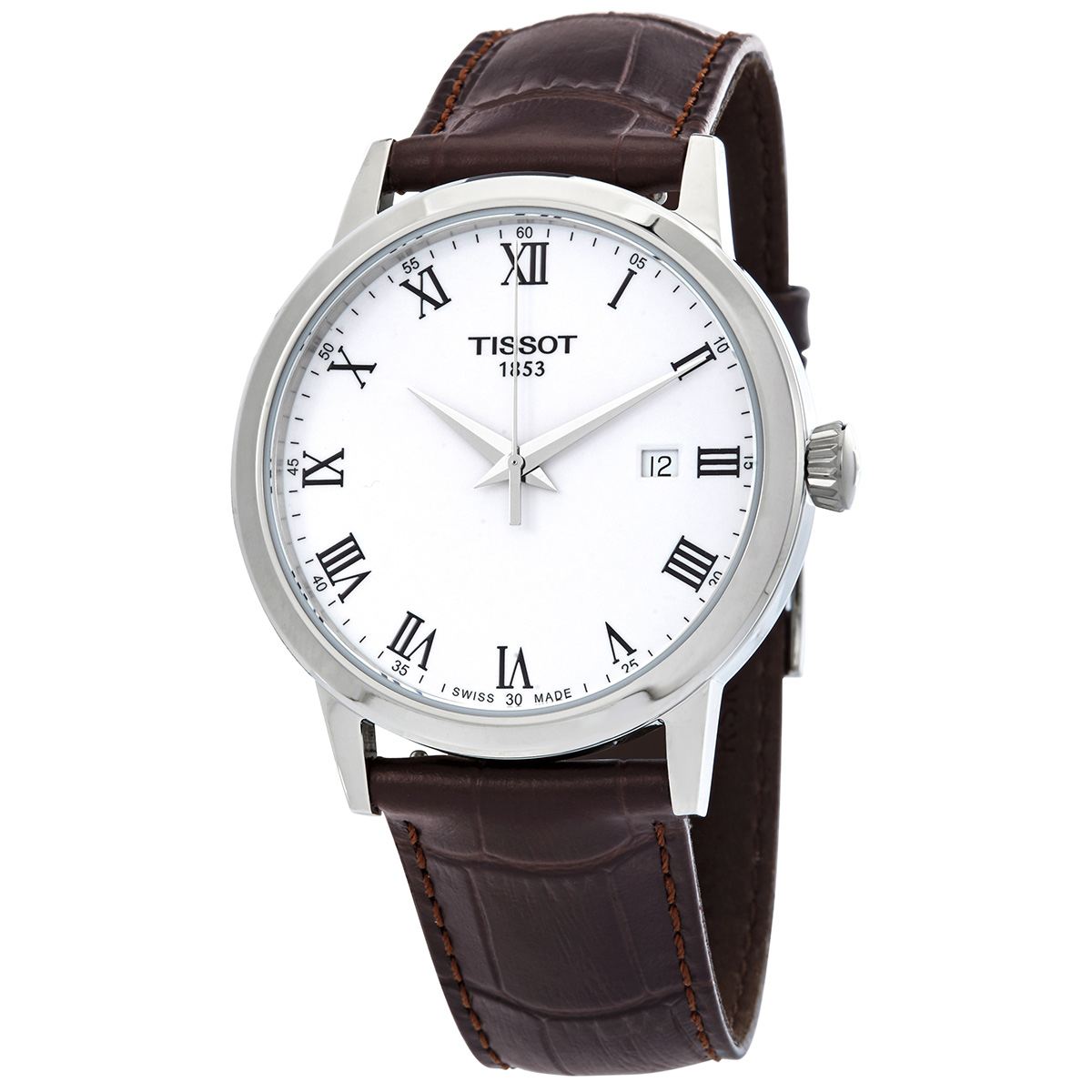 tissot t classic quartz white dial men's watch t129.410.16.013.00 tissot t classic quartz white dial men's watch t129.410.16.013.00