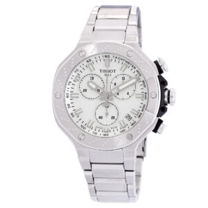 tissot t race chronograph quartz silver dial men's watch t1414171103100