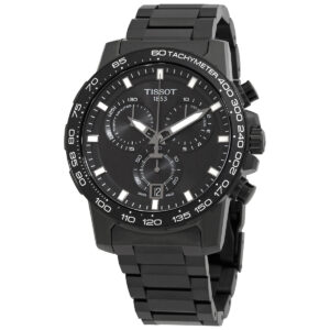 tissot t sport chronograph quartz black dial men's watch t125.617.33.051.00