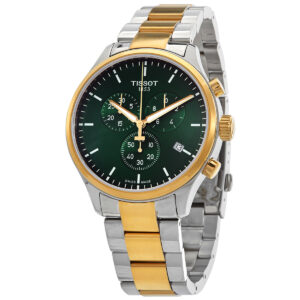 tissot t sport chronograph quartz green dial men's watch t116.617.22.091.00