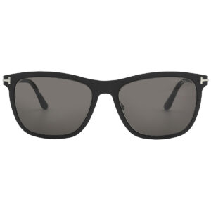 tom ford alasdhair smoke square men's sunglasses ft0526 02a 55