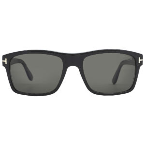 tom ford august polarized smoke rectangular men's sunglasses ft0678 01d 58