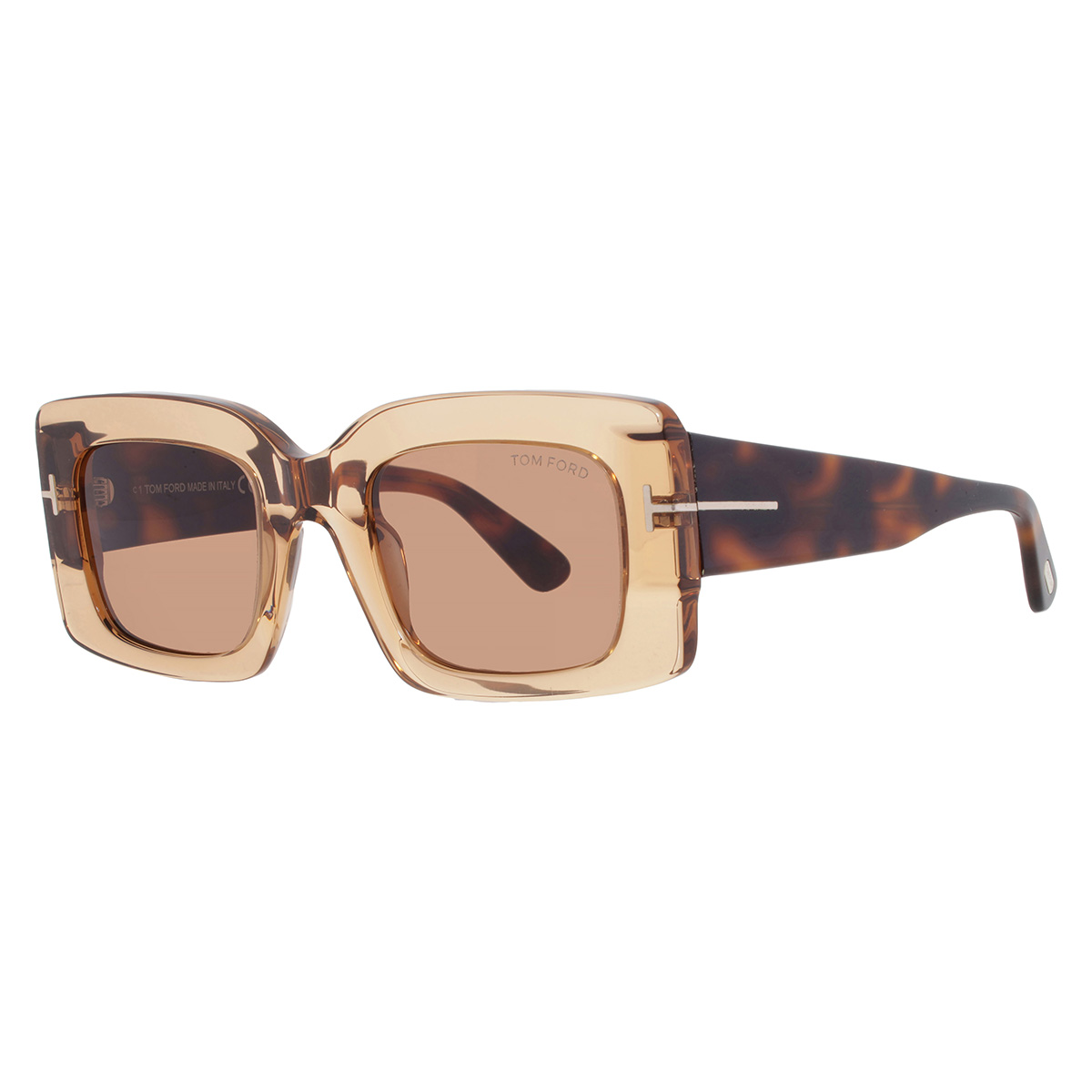 tom ford brown rectangular ladies sunglasses ft1188 45e 50 tom ford brown rectangular ladies sunglasses ft1188 45e 50