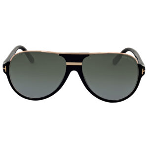 tom ford dimitry green smoke gradient pilot men's sunglasses ft0334 01p 59