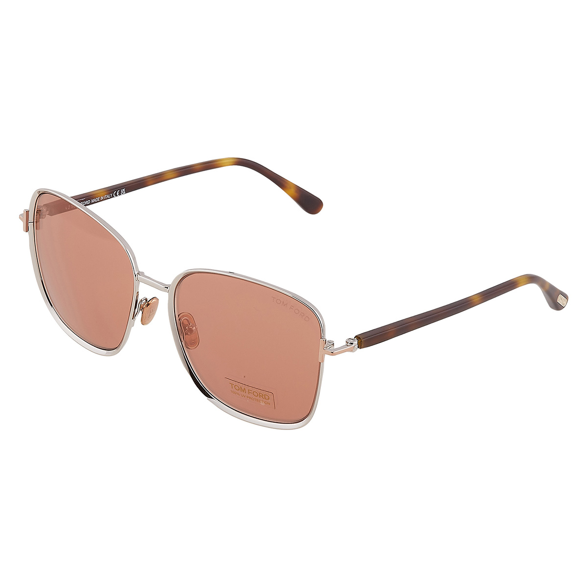 tom ford fern brown mirror square ladies sunglasses ft1029 12g 57 tom ford fern brown mirror square ladies sunglasses ft1029 12g 57