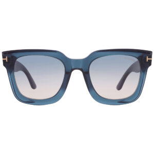 tom ford leigh blue gradient square ladies sunglasses ft1115 92p 52