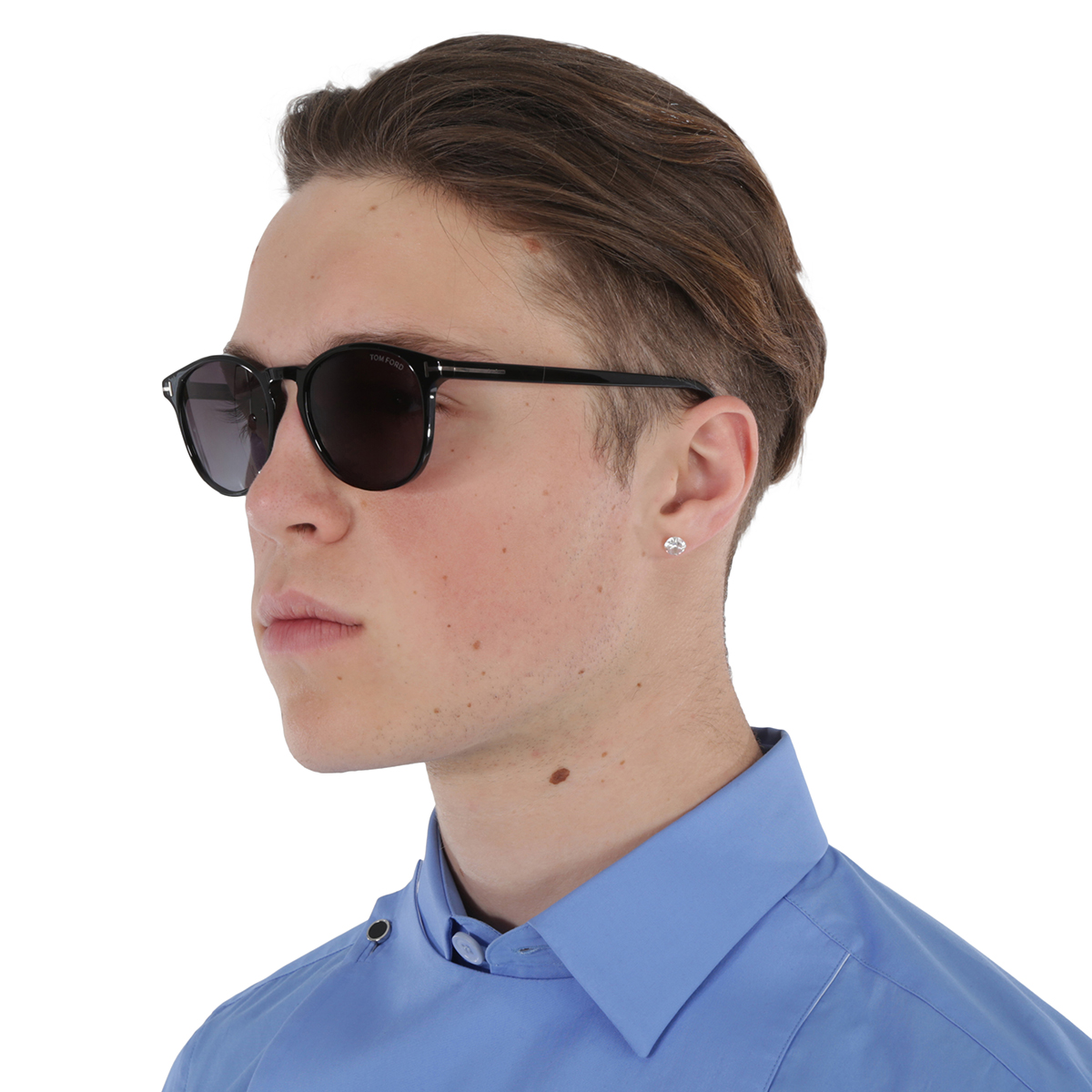 tom ford lewis smoke gradient oval men's sunglasses ft1097 01b 53 tom ford lewis smoke gradient oval men's sunglasses ft1097 01b 53