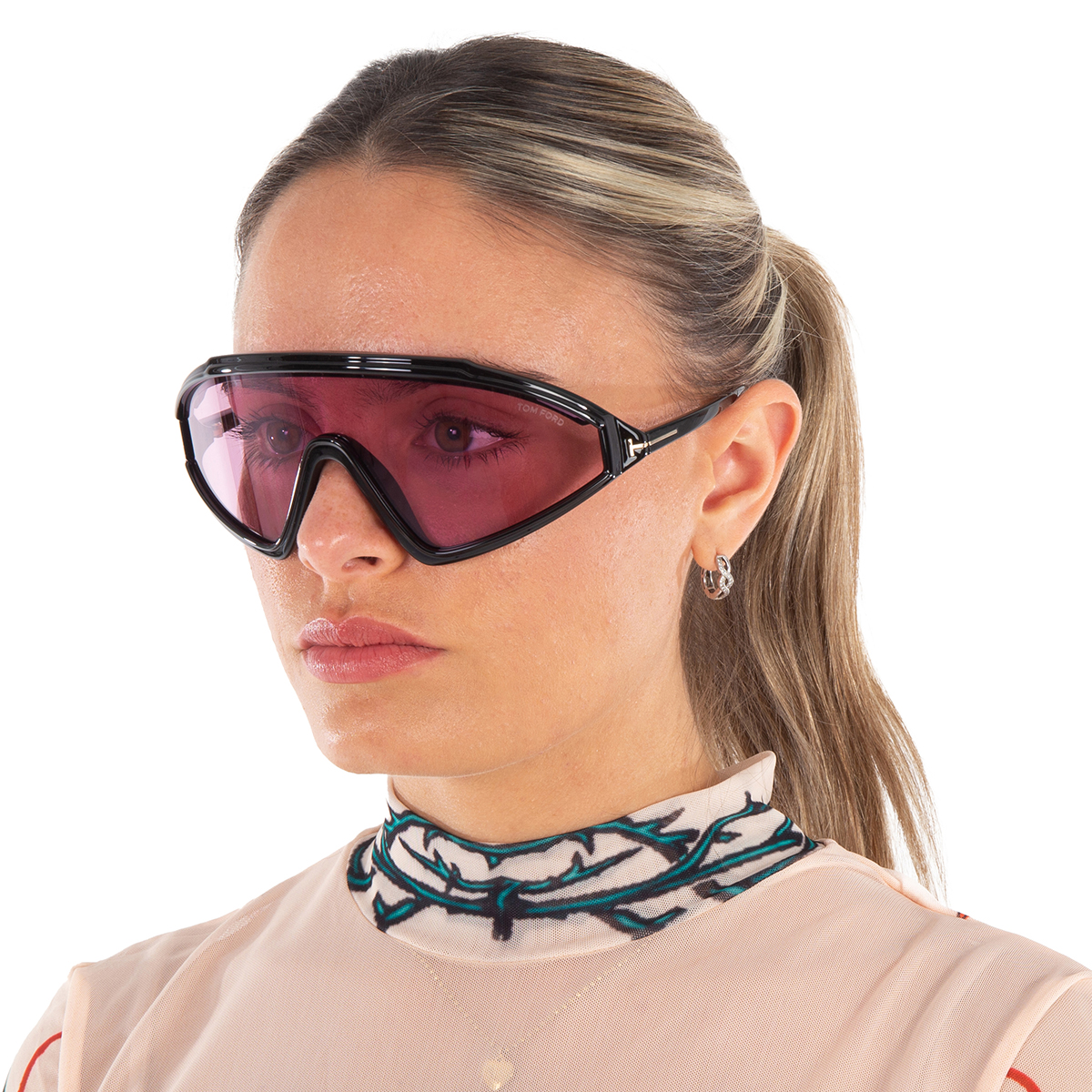 tom ford lorna violet shield ladies sunglasses ft1121 01y 00 tom ford lorna violet shield ladies sunglasses ft1121 01y 00