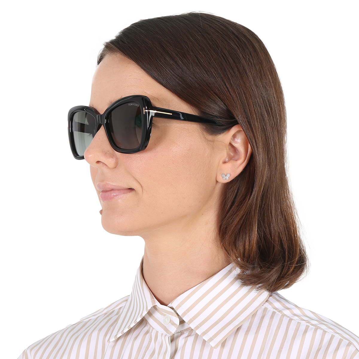 tom ford maeve smoke gradient butterfly ladies sunglasses ft1008 01b 55 tom ford maeve smoke gradient butterfly ladies sunglasses ft1008 01b 55