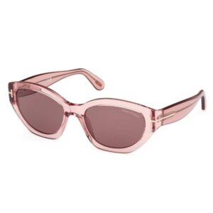 tom ford penny light pink cat eye ladies sunglasses ft1086 72e 55