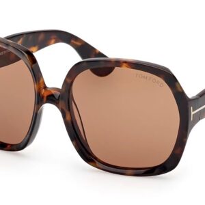 tom ford saffron brown butterfly ladies sunglasses ft1221 52e 60