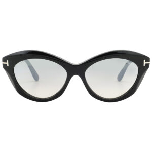 tom ford toni smok mirror cat eye ladies sunglasses ft1111 01c 55