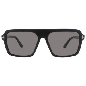 tom ford vincent smoke square men's sunglasses ft1176 01a 56
