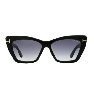 tom ford wyatt grey gradient cat eye ladies sunglasses ft0871 01b 56