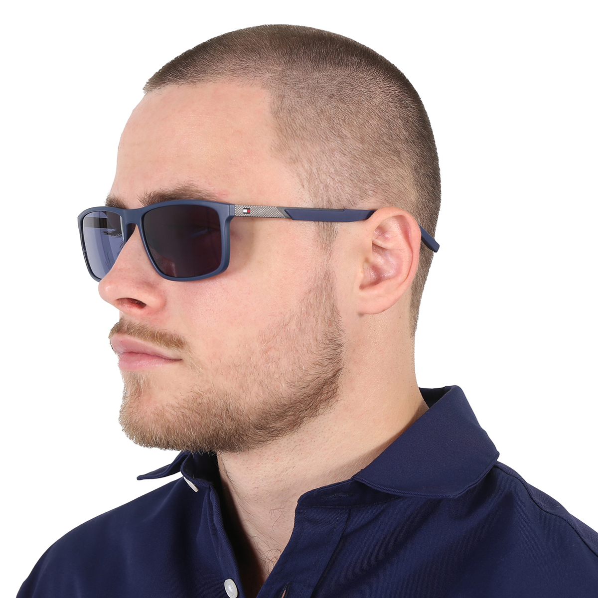tommy hilfiger blue rectangular men's sunglasses th 1675/s 0ipq/ku 59 tommy hilfiger blue rectangular men's sunglasses th 1675/s 0ipq/ku 59