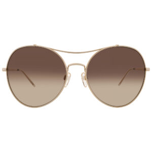 tommy hilfiger brown gradient pilot ladies sunglasses th 1668/s 001q/ha 59