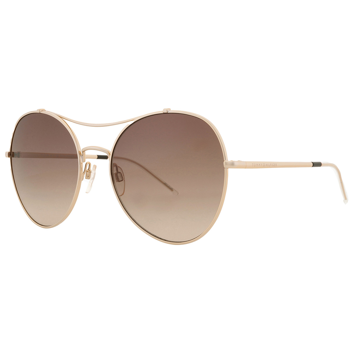 tommy hilfiger brown gradient pilot ladies sunglasses th 1668/s 001q/ha 59 tommy hilfiger brown gradient pilot ladies sunglasses th 1668/s 001q/ha 59