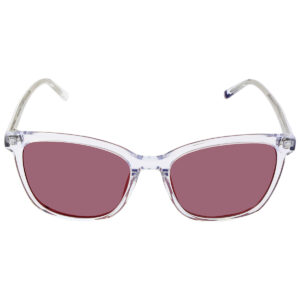 tommy hilfiger burgundy rectangular ladies sunglasses th 1723/s 0900 54