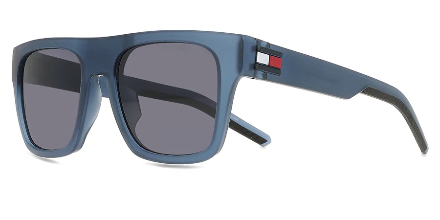 tommy hilfiger grey browline men's sunglasses th 1976/s 0fll/ir 52 tommy hilfiger grey browline men's sunglasses th 1976/s 0fll/ir 52