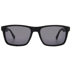 tommy hilfiger grey rectangular men's sunglasses th 1405/s 0kun/p9 56